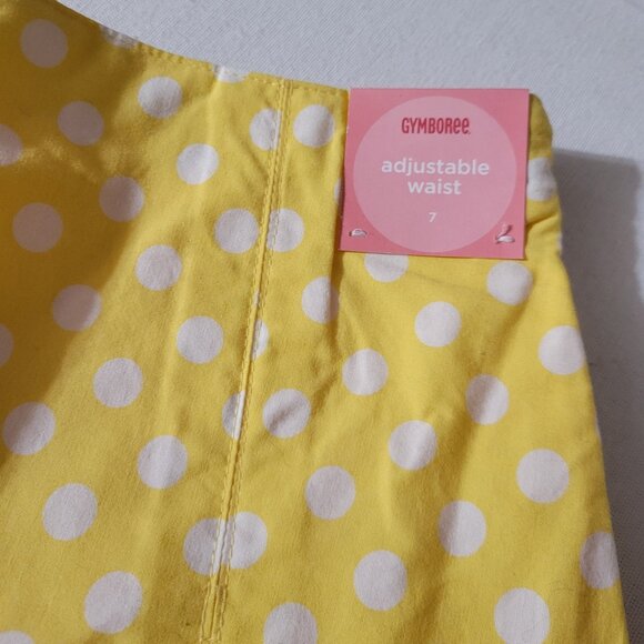 Gymboree Lady Daisy Vintage size 7 shirt & skort with Adjustable waist NWT. A21 - Picture 2 of 4